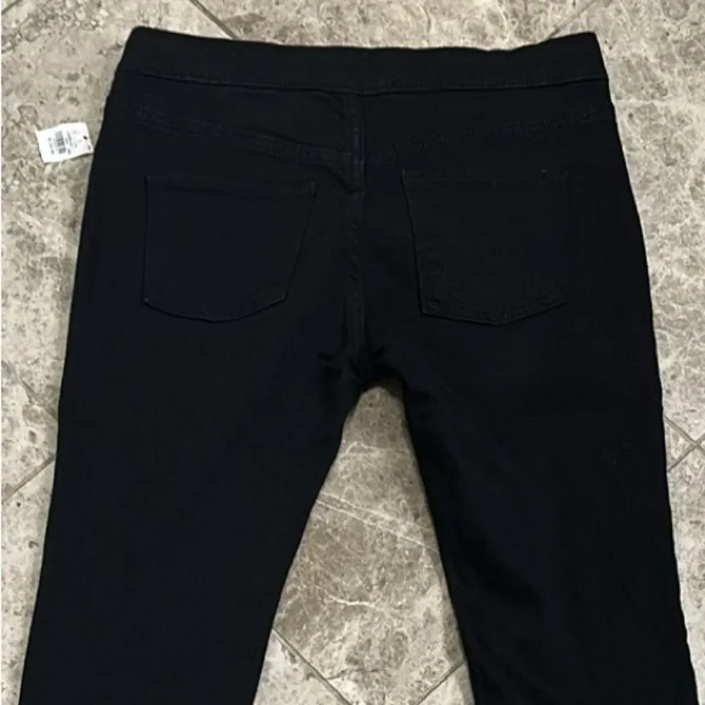 Old Navy Wow Skinny Pull On Black Jeggings Jeans NEW Girls XL Adjustable Waist